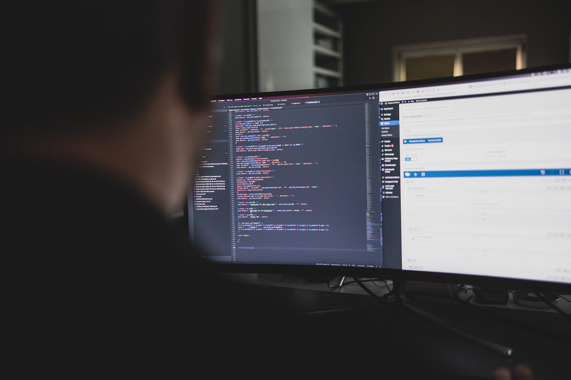 Webdesign und Webentwicklung im Code-Editor und WordPress